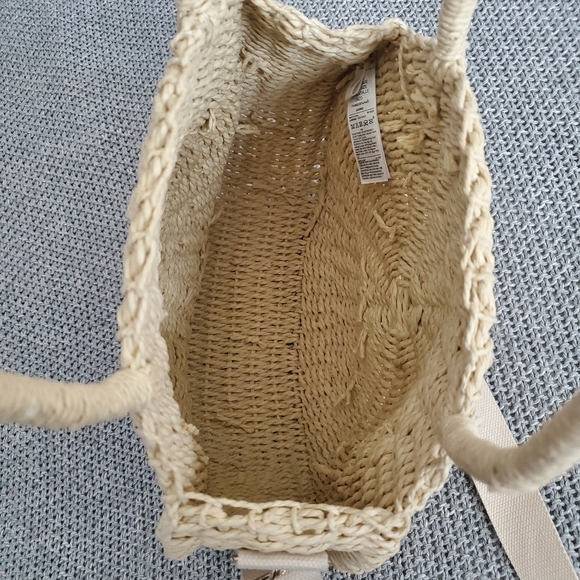 *SOLD* Gap natural straw circle bag - Picture 5 of 15